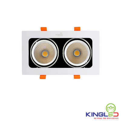 Đèn LED Âm Trần Spotlight KingLED Đôi 20W