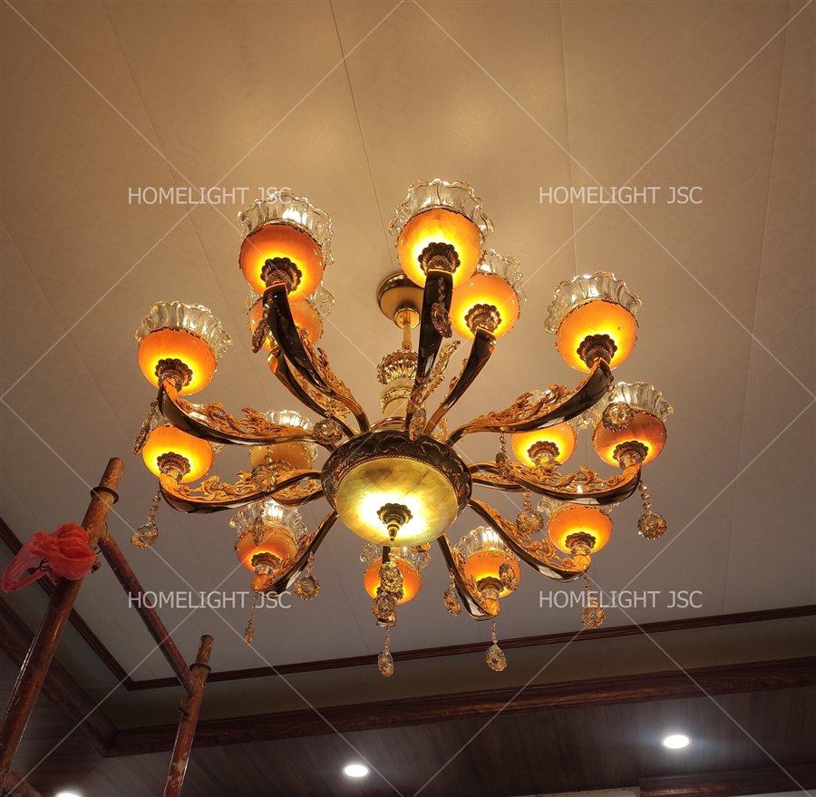 Đèn chùm đồng DCD 0116