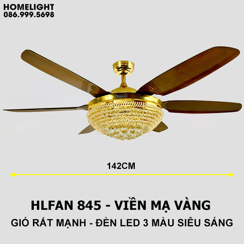 Quạt trần đèn HLFAN 845
