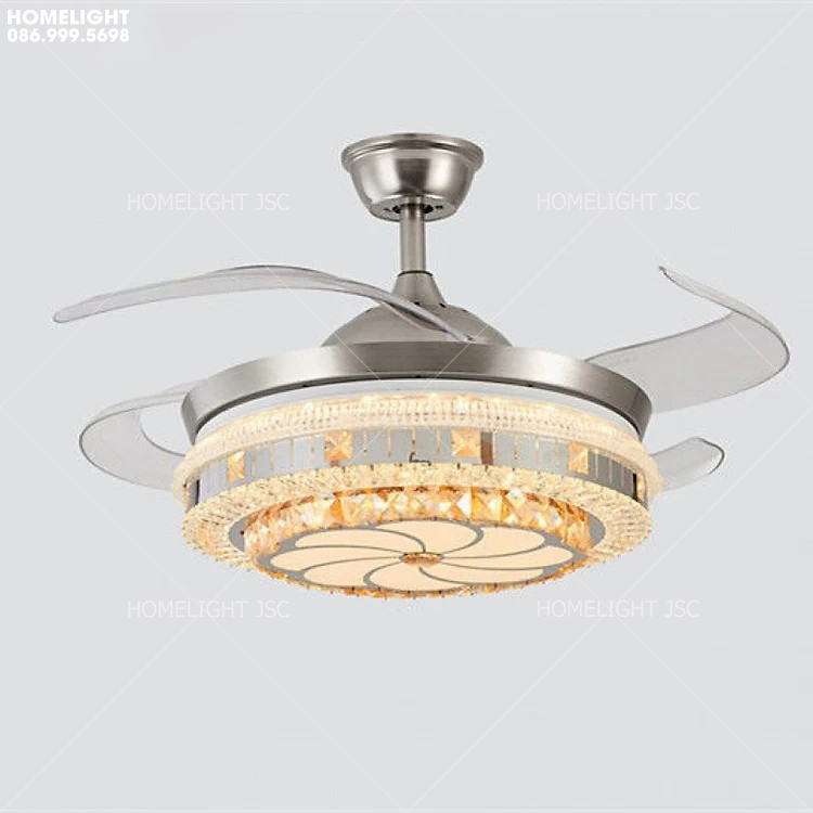 Quạt trần đèn trang trí HLFAN020