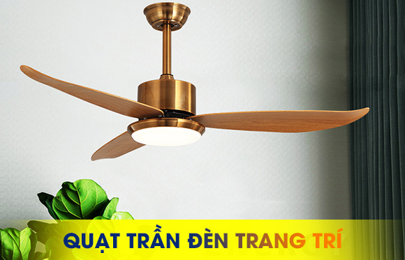 Top 5 mẫu quạt trần đèn trang trí được ưa chuộng nhất 2019
