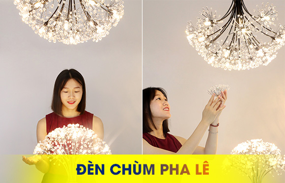20 sản phẩm đèn chùm phòng khách trang trí đẹp!