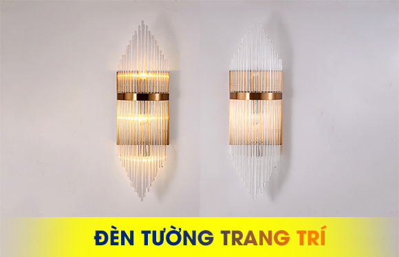 Đèn treo tường trang trí có găn tiểu cảnh đẹp, độc, lạ