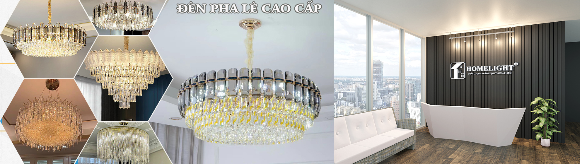 Đèn pha lê cao cấp
