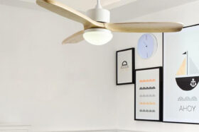 Sải cánh quạt trần cho phòng 10, 20, 25, 30 m²: chọn bao nhiêu là vừa