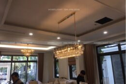 Đèn thả bàn ăn treo cao bao nhiêu, mấy bóng, dài bao nhiêu
